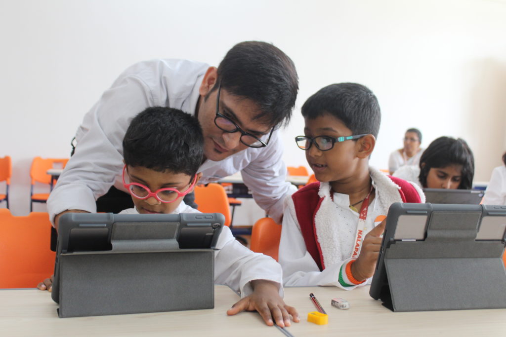 Students learning at Nalapad Academy