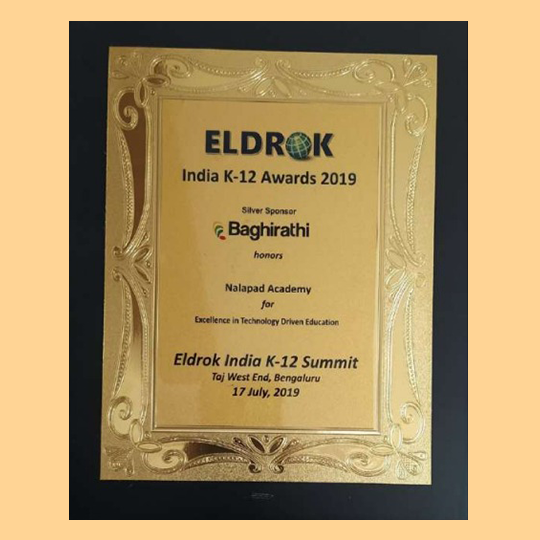 Eldrok – Nalapad Academy- Excellence in Technology Driven Education (2019)